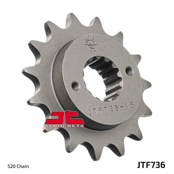 49015JT JT Sprockets priekinė žvaigždutė 15 dantukų žingsnis 520 jtf73615