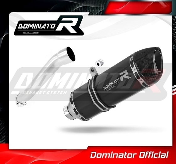 YA033DFBL-S Dominator exhaust silencer muffler hp1 black