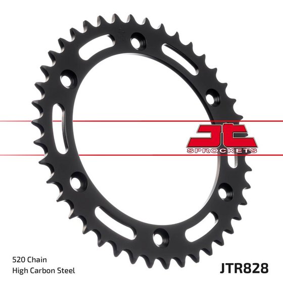 JTR828 JT Sprockets plieninė galinė žvaigždutė