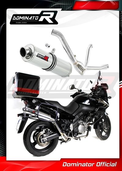 SU039DST-S Dominator exhaust silencer round