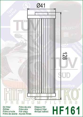 HF161 Hiflofiltro alyvos filtras