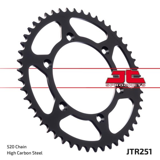 JTR251 JT Sprockets plieninė galinė žvaigždutė