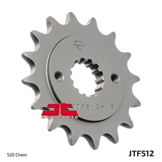 52516JT JT Sprockets priekinė žvaigždutė 16 dantukų žingsnis 520 jtf51216