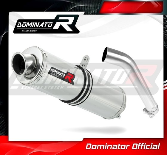 BW075DST-H Dominator homologated exhaust silencer round