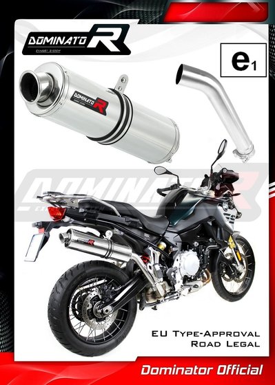 BW075DST-H Dominator homologated exhaust silencer round