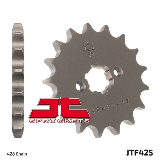 JTF425.14 JT Sprockets priekinė žvaigždutė 14t 428