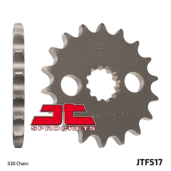 JTF517 JT Sprockets plieninė priekinė žvaigždutė