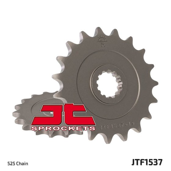 213715JT JT Sprockets priekinė žvaigždutė 15 dantukų žingsnis 525 jtf153715