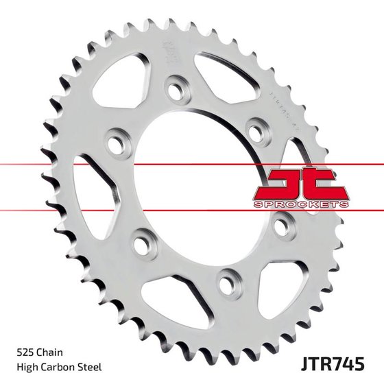 JTR745 JT Sprockets plieninė galinė žvaigždutė