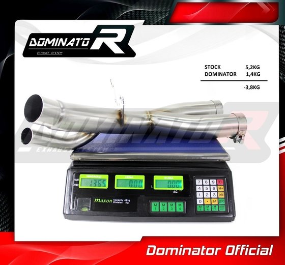 BW069D Dominator exhaust cat eliminator decat