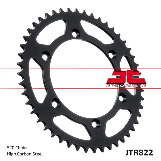 JTR822 JT Sprockets plieninė galinė žvaigždutė