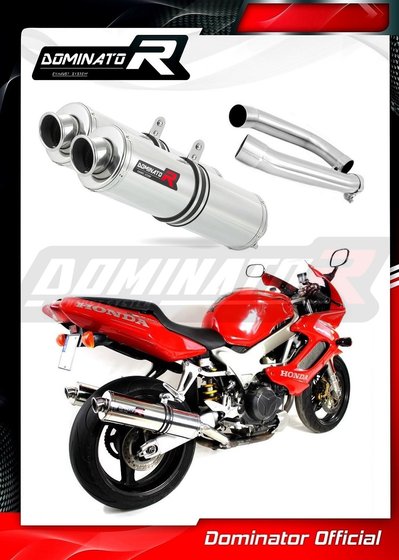 HO041DST-S Dominator exhaust silencer round