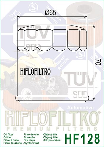 20-HF128 Hiflofiltro "hiflo" alyvos filtras hf128