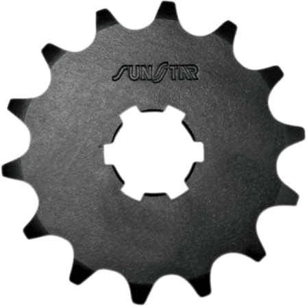 10413 SUNSTAR SPROCKETS 13t 420 pitch black steel priekinė atsarginė žvaigždutė