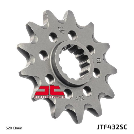 43513JT JT Sprockets priekinė lenktyninė 13 dantukų žvaigždutė 520 jtf43213sc