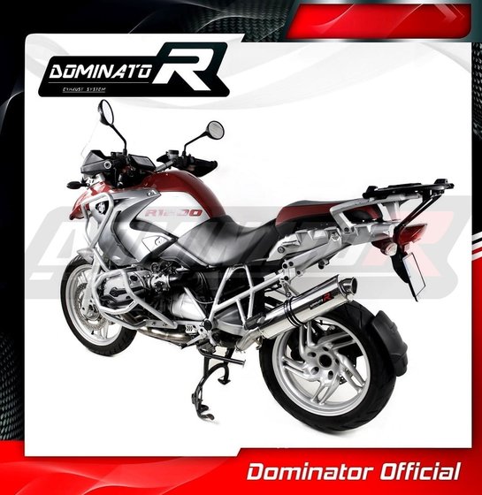 BW016DST-H Dominator homologated exhaust silencer round