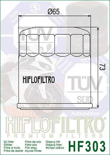 HF303 Hiflofiltro alyvos filtras