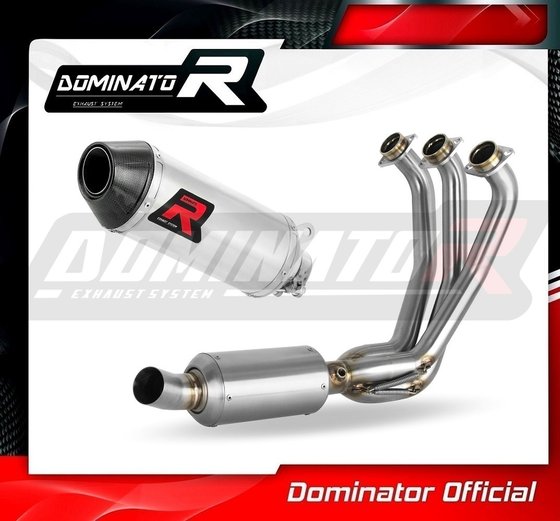 YA130DF-S Dominator full exhaust system ex hp3 low level