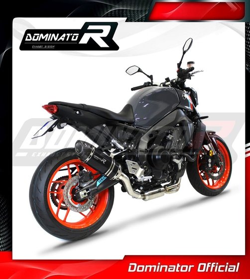 YA132DFBL-S Dominator full exhaust system ex hp5 black