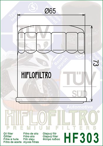 20-HF303C Hiflofiltro "hiflo" alyvos filtras hf303c chromuotas