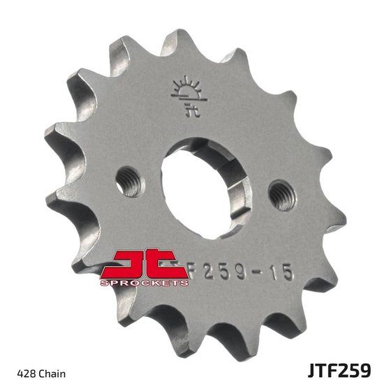 JTF259 JT Sprockets plieninė priekinė žvaigždutė