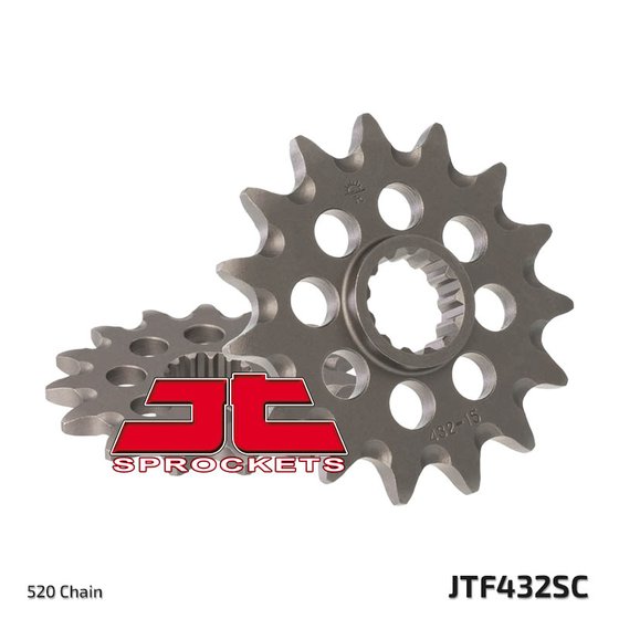 43513JT JT Sprockets priekinė lenktyninė 13 dantukų žvaigždutė 520 jtf43213sc