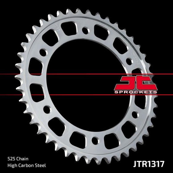 JTR1317 JT Sprockets plieninė galinė žvaigždutė