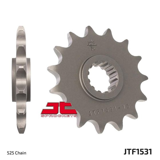 JTF1531 JT Sprockets plieninė priekinė žvaigždutė