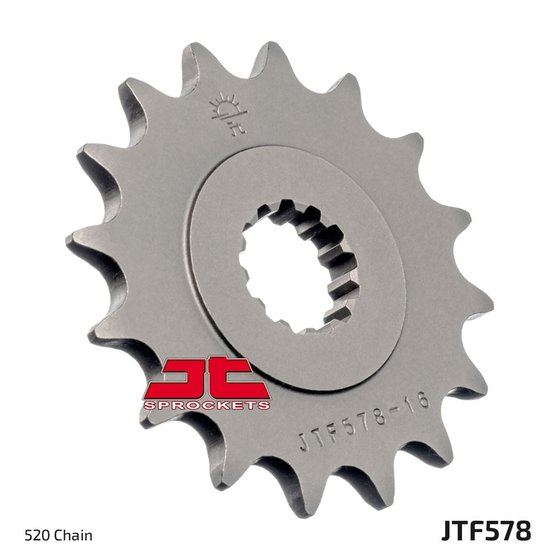 JTF578 JT Sprockets plieninė priekinė žvaigždutė