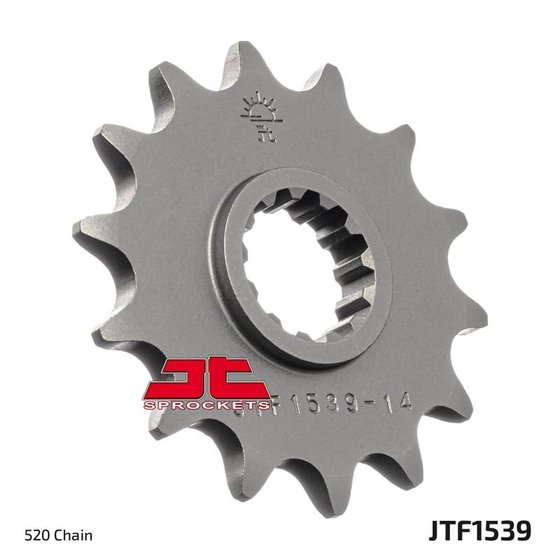 227315JT JT Sprockets priekinė žvaigždutė 15 dantukų žingsnis 520 jtf153915