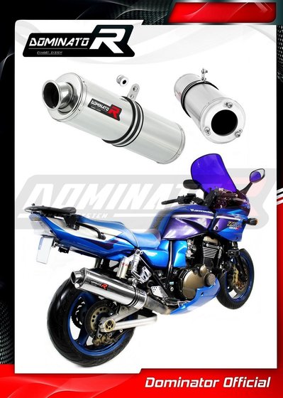 KA058DST-S Dominator exhaust silencer round