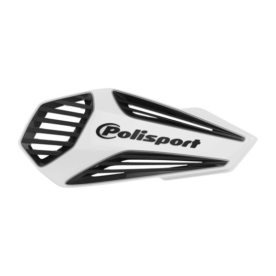 171-8308400002 POLISPORT polisport mx air handguards white / black (21)