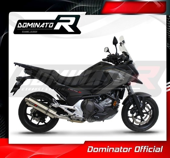 HO072DST-S Dominator exhaust silencer round