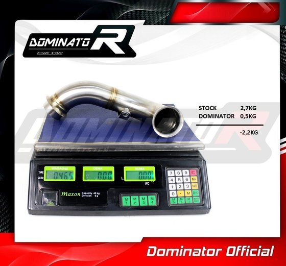 KT073D Dominator exhaust cat eliminator decat