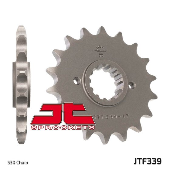 33917JT JT Sprockets priekinė žvaigždutė 17 dantukų žingsnis 530 jtf33917