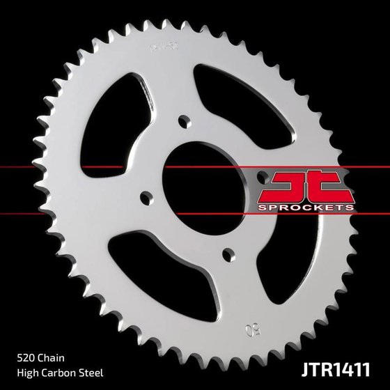 JTR1411 JT Sprockets plieninė galinė žvaigždutė