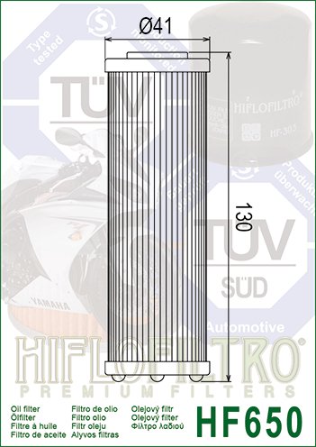 20-HF650 Hiflofiltro "hiflo" alyvos filtras hf650