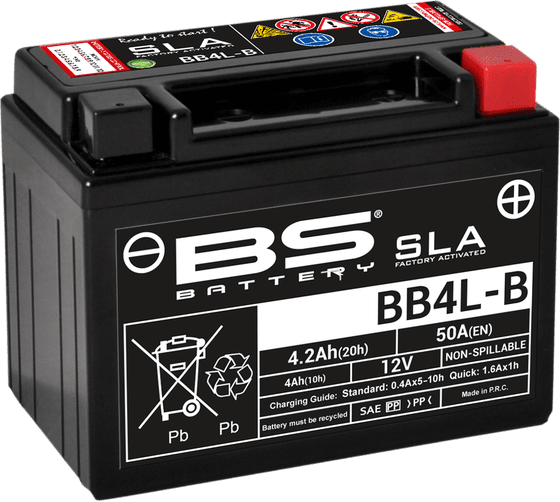 300665 BS BATTERY bb4l-b sla akumuliatorius