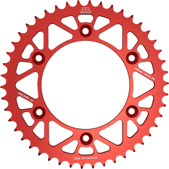 JTA210.48RED JT Sprockets 48t raudonos spalvos galinė žvaigždutė, skirta honda