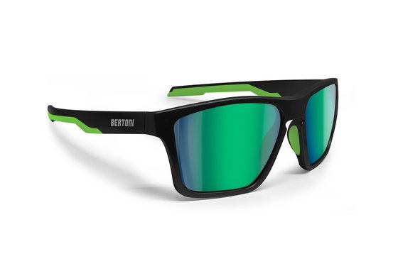 676-FULVIO04 Bertoni bertoni eyewear fulvio 04 black/green