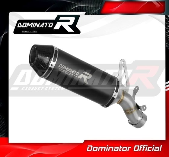 DU027DFBL-S Dominator exhaust silencer hp3 black