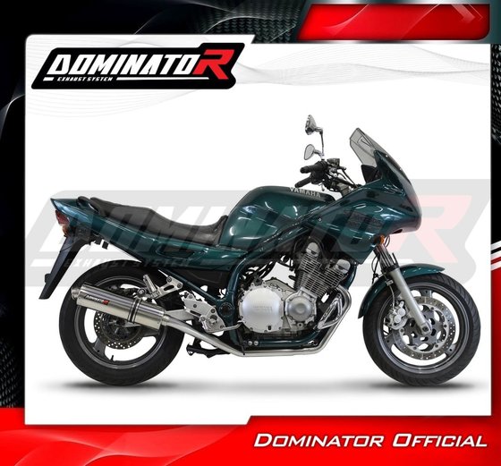 YA016DFSST Dominator full exhaust system collector silencer st + db killer