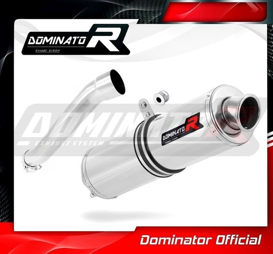 YA033DST-S Dominator exhaust silencer round