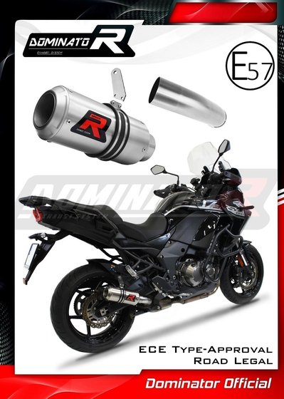 KA070DC-H Dominator homologated exhaust silencer gp