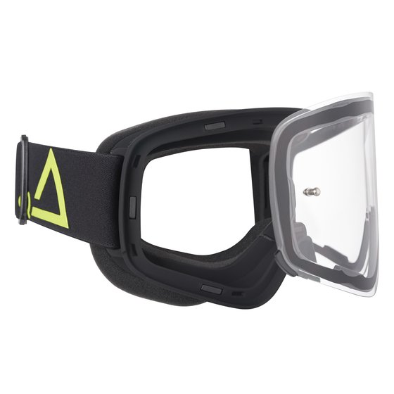 645-22230304-2 AMOQ amoq mx akiniai vision magnetic black-hivis - skaidrūs