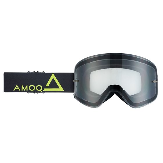 645-22230304-2 AMOQ amoq mx akiniai vision magnetic black-hivis - skaidrūs