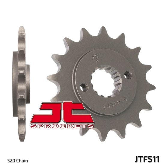 JTF511 JT Sprockets plieninė priekinė žvaigždutė