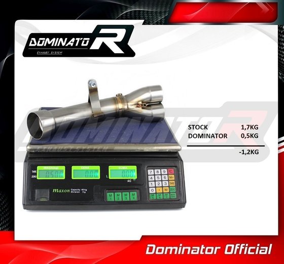 HO097D Dominator exhaust cat eliminator decat