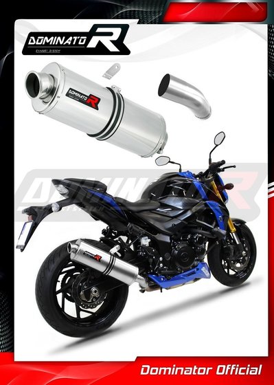 SU095DA-S Dominator exhaust silencer oval