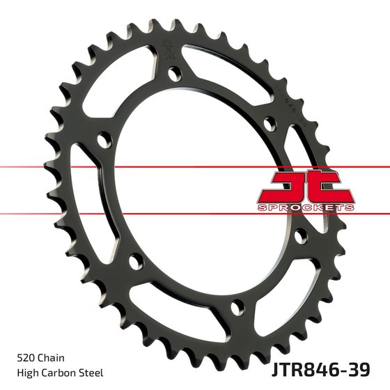 JTR846 JT Sprockets plieninė galinė žvaigždutė